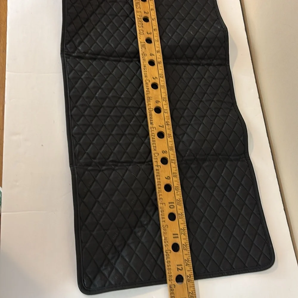 Vera Bradley Black Quilted Infant Baby Bag with Changing Mat